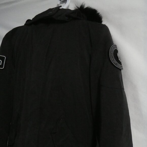 TOBOGGAN Cold Weather Gear | xs - extra small | Black Hooded Long Parka Coat - Picture 8 of 15
